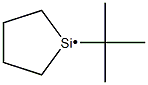 1-tert-Butyl-1-silacyclopentan-1-ylradical,,结构式