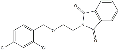 2-[2-(2,4-Dichlorobenzyloxy)ethyl]isoindoline-1,3-dione,,结构式