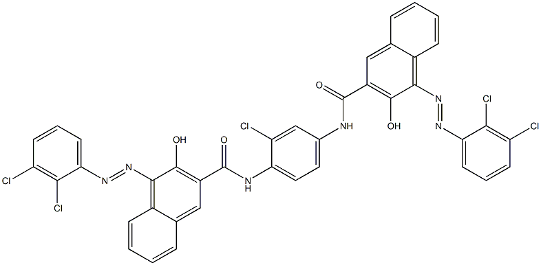  1,4-Bis[1-(dichlorophenylazo)-2-hydroxy-3-naphthoylamino]-chlorobenzene