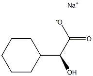 (2S)-2-Hydroxy-2-cyclohexylacetic acid sodium salt Structure