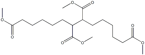 1,6,7,12-ドデカンテトラカルボン酸テトラメチル 化学構造式
