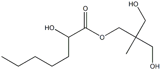 2-Hydroxyheptanoic acid 2,2-bis(hydroxymethyl)propyl ester Structure