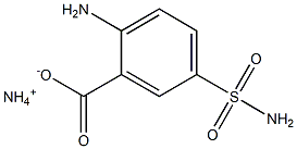  2-Amino-5-sulfamoylbenzoic acid ammonium salt