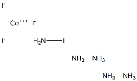 Iodopentamminecobalt(III) iodide 结构式