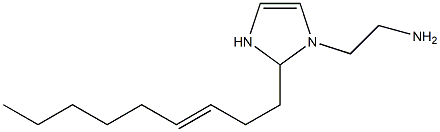 1-(2-Aminoethyl)-2-(3-nonenyl)-4-imidazoline 结构式