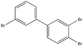 3,3',4-トリブロモビフェニル 化学構造式