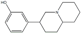 3-[(Octahydro-4H-quinolizin)-3-yl]phenol Structure