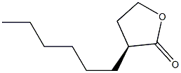 (S)-3-Hexyldihydrofuran-2(3H)-one,,结构式