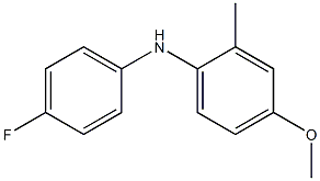 N-(4-Fluorophenyl)-4-methoxy-2-methylaniline 结构式