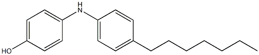 4'-Heptyl[iminobisbenzen]-4-ol Structure