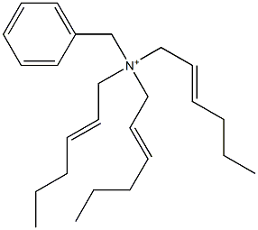 Tri(2-hexenyl)benzylaminium