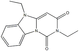 2,5-Diethylpyrimido[1,6-a]benzimidazole-1,3(2H,5H)-dione
