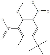 1-tert-Butyl-4-methoxy-2-methyl-3,5-dinitrobenzene Structure