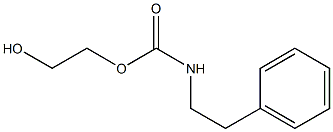 Phenethylcarbamic acid 2-hydroxyethyl ester 结构式