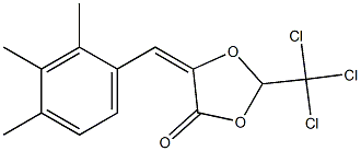 (5E)-2-(Trichloromethyl)-5-(2,3,4-trimethylbenzylidene)-1,3-dioxolan-4-one