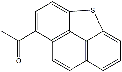 3-Acetylphenanthro[4,5-bcd]thiophene Structure
