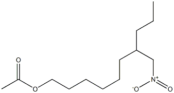 1-Acetoxy-7-(nitromethyl)decane,,结构式