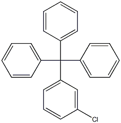 Triphenyl(3-chlorophenyl)methane,,结构式