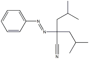  2-Phenylazo-2-isobutyl-4-methylvaleronitrile