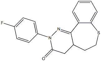 2-(4-Fluorophenyl)-4,4a,5,6-tetrahydro[1]benzothiepino[5,4-c]pyridazin-3(2H)-one|