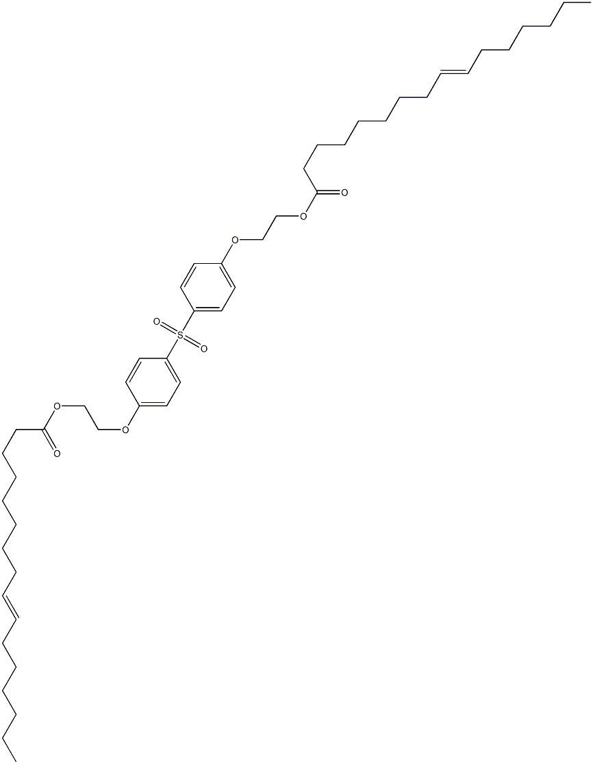  Bis[4-[2-(9-hexadecenoyloxy)ethoxy]phenyl] sulfone