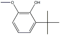 2-tert-Butyl-6-methoxyphenol 结构式