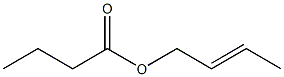 Butyric acid 2-butenyl ester Struktur