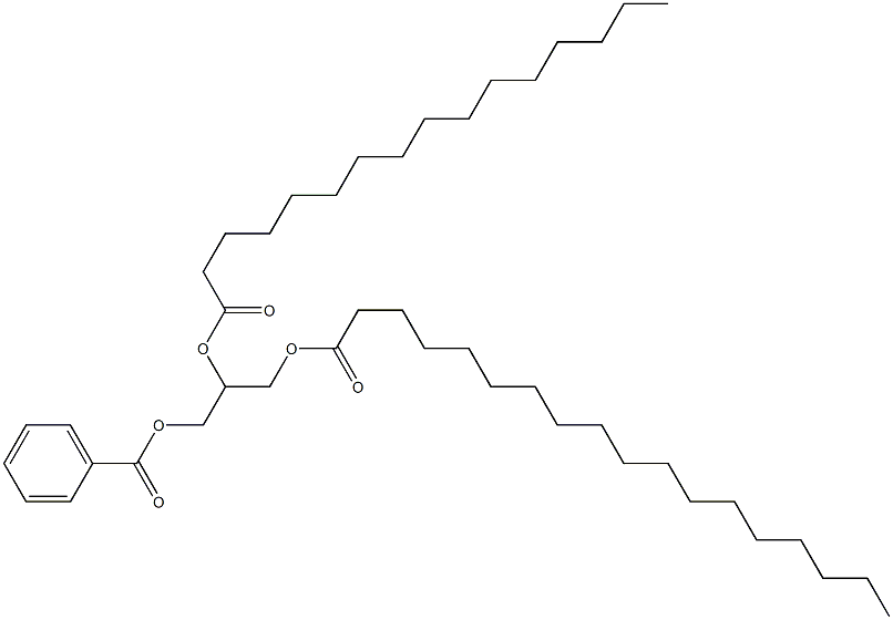 Glycerin 1-stearate 2-palmitate 3-benzoate