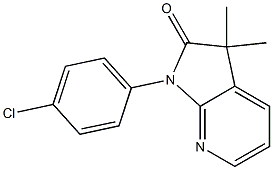 1,3-Dihydro-3,3-dimethyl-1-(4-chlorophenyl)-2H-pyrrolo[2,3-b]pyridin-2-one