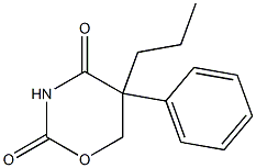 5,6-Dihydro-5-phenyl-5-propyl-2H-1,3-oxazine-2,4(3H)-dione 结构式
