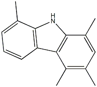 1,3,4,8-Tetramethyl-9H-carbazole,,结构式