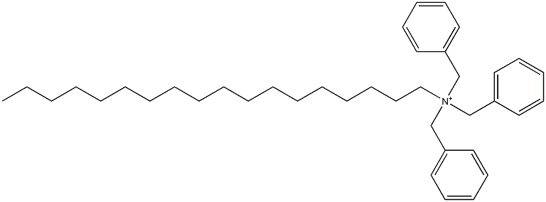 Octadecyltribenzylaminium Structure