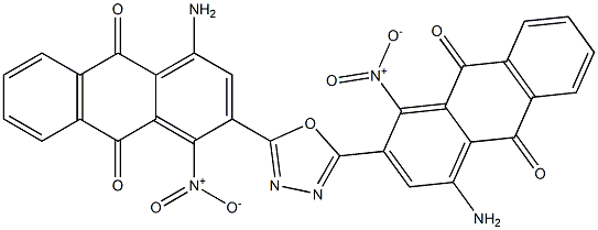  2,5-Bis(1-amino-4-nitro-3-anthraquinonyl)-1,3,4-oxadiazole