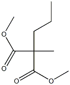 2-Propyl-2-methylmalonic acid dimethyl ester 结构式