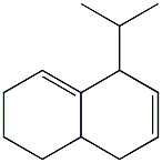 1,4,4a,5,6,7-Hexahydro-1-isopropylnaphthalene,,结构式