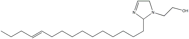 2-(11-Pentadecenyl)-3-imidazoline-1-ethanol,,结构式