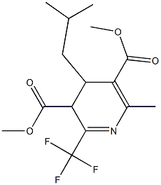 3,4-Dihydro-6-methyl-4-isobutyl-2-trifluoromethylpyridine-3,5-dicarboxylic acid dimethyl ester