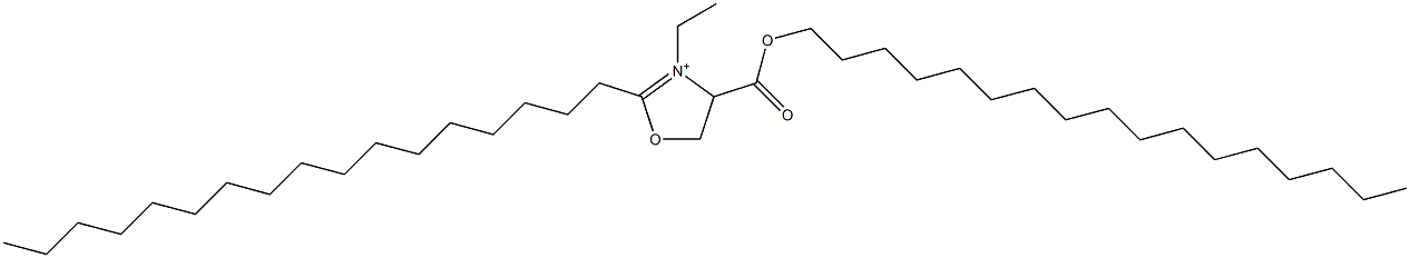 3-Ethyl-2-heptadecyl-4-[(heptadecyloxy)carbonyl]-4,5-dihydrooxazolium|