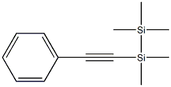 1,1,1,2,2-Pentamethyl-2-(phenylethynyl)disilane Structure