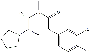 3,4-Dichloro-N-methyl-N-[(1S,2S)-1-methyl-2-(1-pyrrolidinyl)propyl]benzeneacetamide|