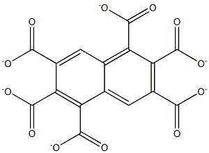 1,2,3,5,6,7-Naphthalenehexacarboxylate Struktur