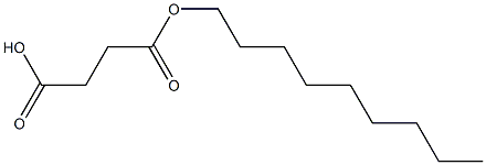 こはく酸水素1-ノニル 化学構造式