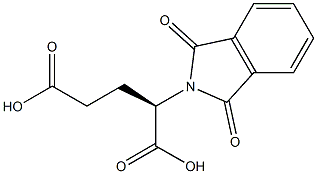 (R)-2-(1,3-Dihydro-1,3-dioxo-2H-isoindole-2-yl)pentanedioic acid 结构式