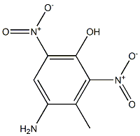 4-Amino-3-methyl-2,6-dinitrophenol,,结构式