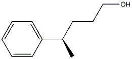 [R,(-)]-4-Phenyl-1-pentanol Struktur