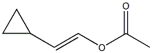 Acetic acid (E)-2-cyclopropylethenyl ester,,结构式