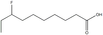 8-Fluorocapric acid 结构式