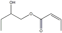 Isocrotonic acid 2-hydroxybutyl ester Struktur