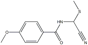 N-[Cyano(methylthio)methyl]-p-methoxybenzamide