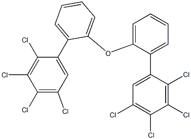 2,3,4,5-Tetrachlorophenylphenyl ether,,结构式